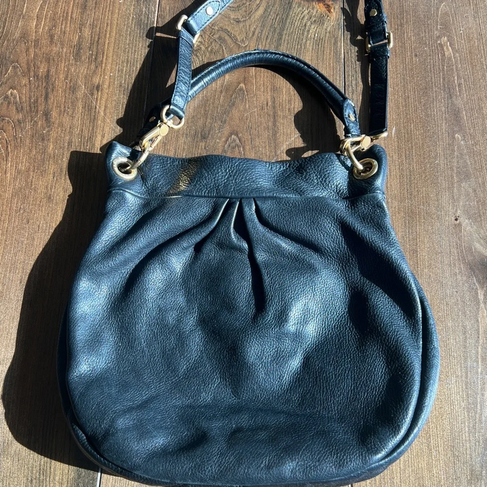 Marc by Marc Jacobs Classic Q Hillier Hobo bag in black leather - Picture 4 of 6